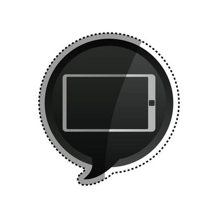 Smartphone mobile technology icon vector illustration graphic designのイラスト素材