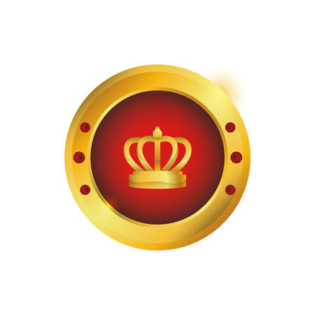 Crown royal luxury icon vector illustration graphic designのイラスト素材
