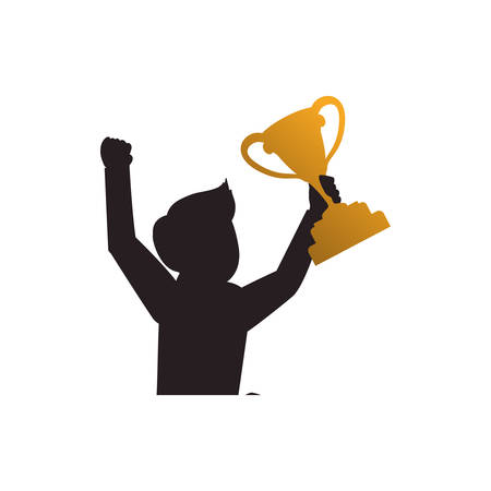 Successful executive businessman icon vector illustration graphic designのイラスト素材