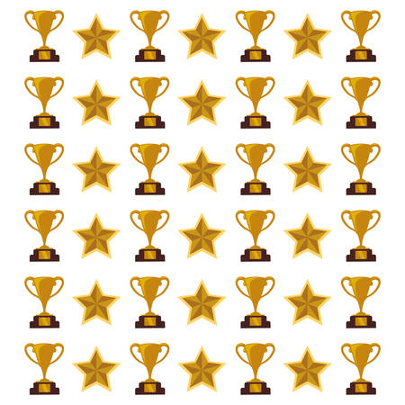 Trophy cup championship icon vector illustration graphic designのイラスト素材