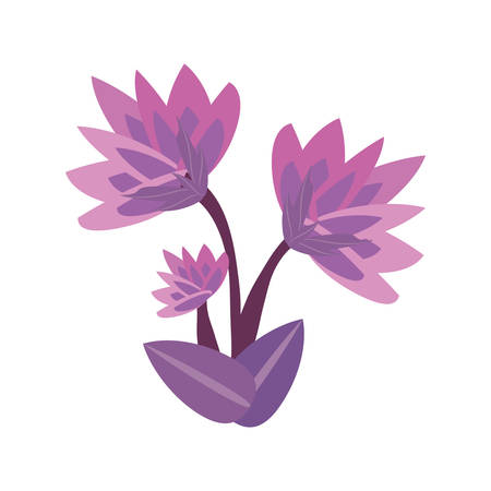 lily flower spring image vector illustration eps 10のイラスト素材