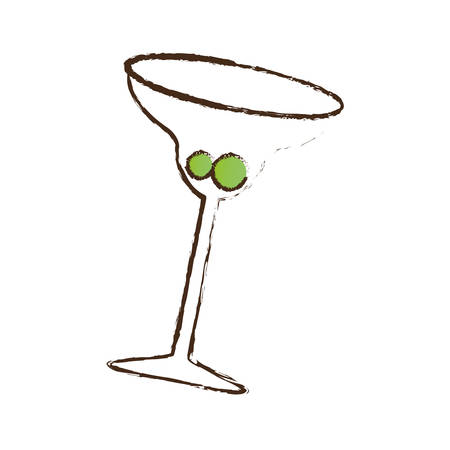 cocktail glass cup drink image vector illustration eps 10のイラスト素材