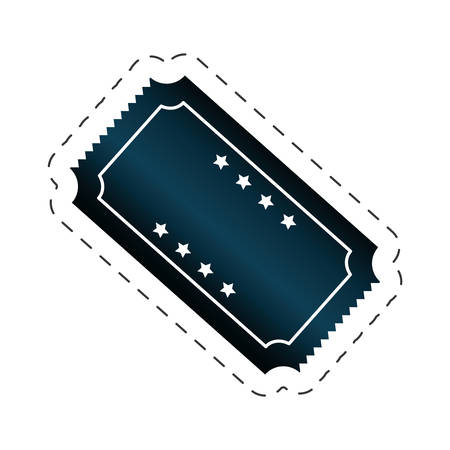 ticket cinema movie image vector illustration eps 10のイラスト素材