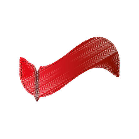 drawing bookmarks ribbon tag image vector illustration eps 10のイラスト素材