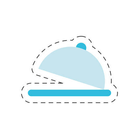 hotel service tray catering restaurant vector illustration eps 10のイラスト素材