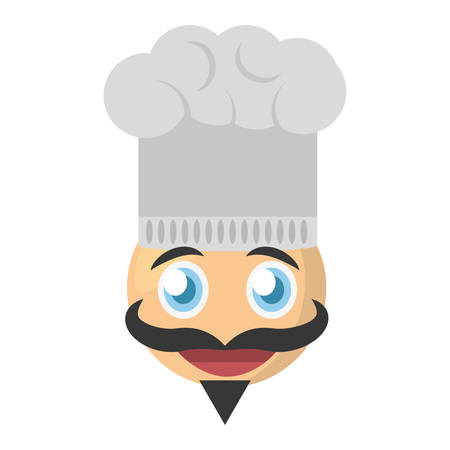 emoji chef image vector illustration eps 10のイラスト素材