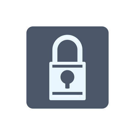 Padlock security symbol icon vector illustration graphic designのイラスト素材