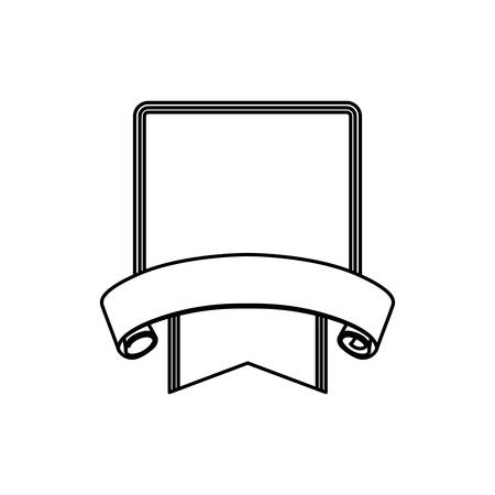 Decorative banner emblem icon vector illustration graphic designのイラスト素材