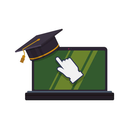 Elearning online education icon vector illustration graphic designのイラスト素材