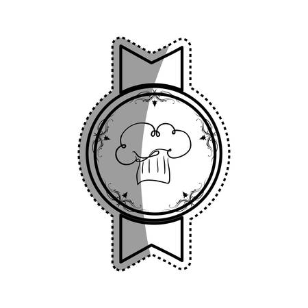 Chef hat symbol icon vector illustration graphic designのイラスト素材