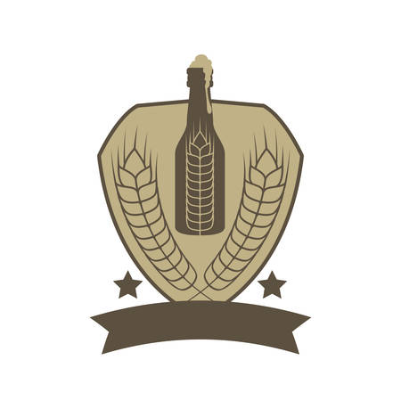 Beer and brewery icon vector illustration graphic designのイラスト素材