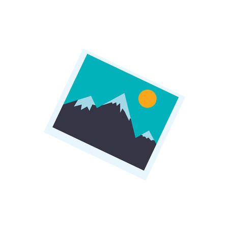 Picture of landscape icon vector illustration graphic designのイラスト素材