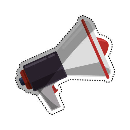 Megaphone or bullhorn symbol icon vector illustration graphic designのイラスト素材