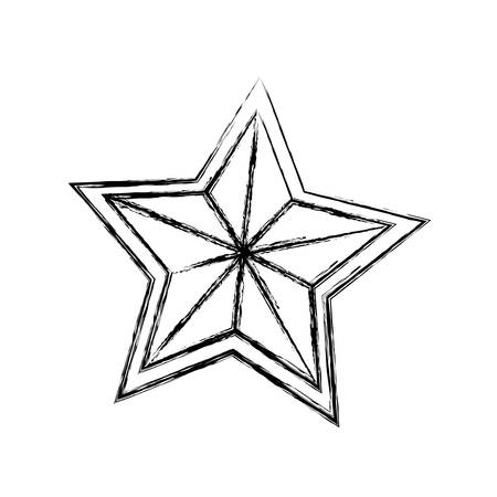 Star shape symbol icon vector illustration graphic designのイラスト素材