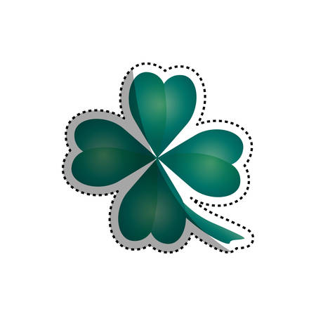Clover luck leaf icon vector illustration graphic designのイラスト素材