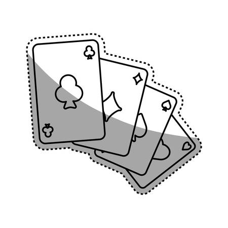 Casino and gambling icon vector illustration graphic designのイラスト素材