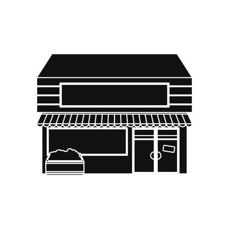 Store shop building icon vector illustration graphic designのイラスト素材