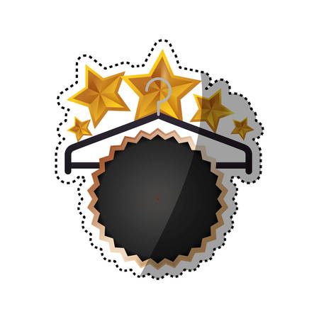 Fashion hanger symbol icon vector illustration graphic designのイラスト素材