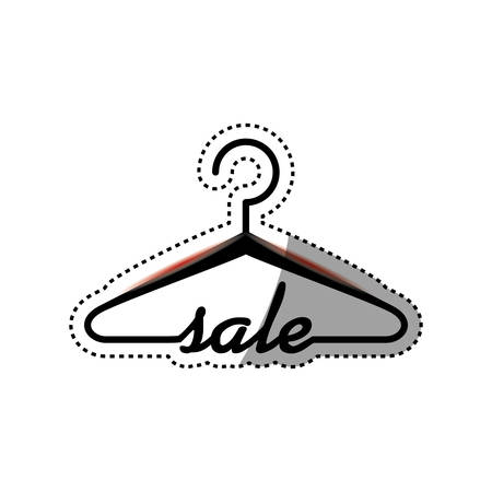 Fashion hanger symbol icon vector illustration graphic designのイラスト素材