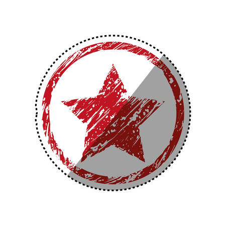 Star medal symbol vector illustration graphic designのイラスト素材