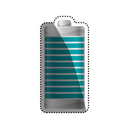 Eletric battery rechargeable vector illustration graphic designのイラスト素材