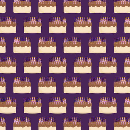 birthday cake background. colorful design. vector illustrationのイラスト素材