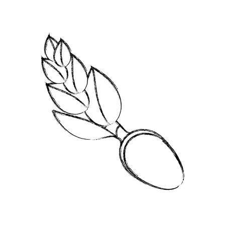 Healthy food restaurant icon vector illustration graphic designのイラスト素材