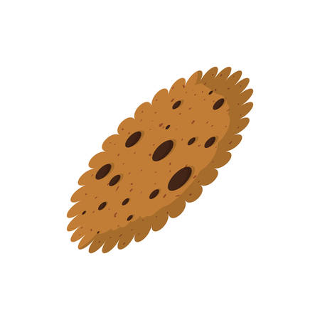 Cookie delicious snack icon vector illustration graphic designのイラスト素材
