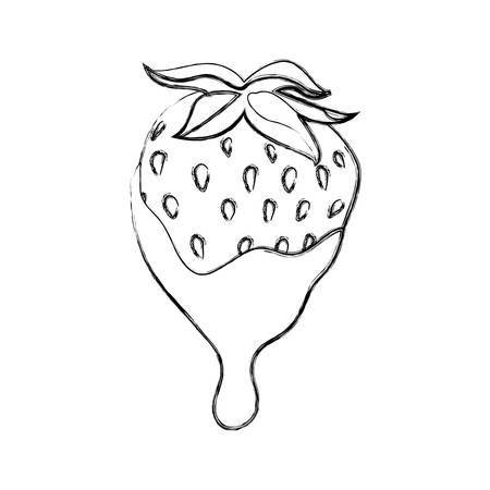 Delicious chocolate dessert icon vector illustration graphic designのイラスト素材