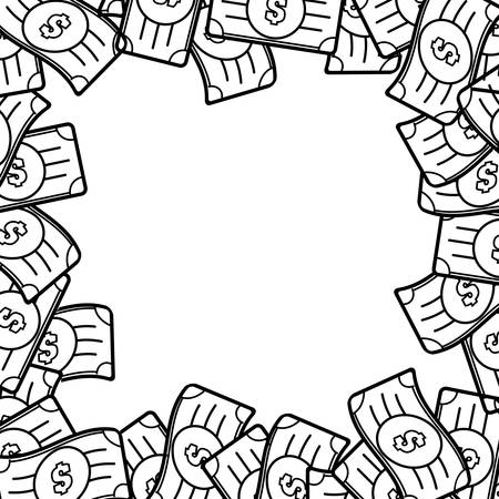 Money and cash icon vector illustration graphic designのイラスト素材