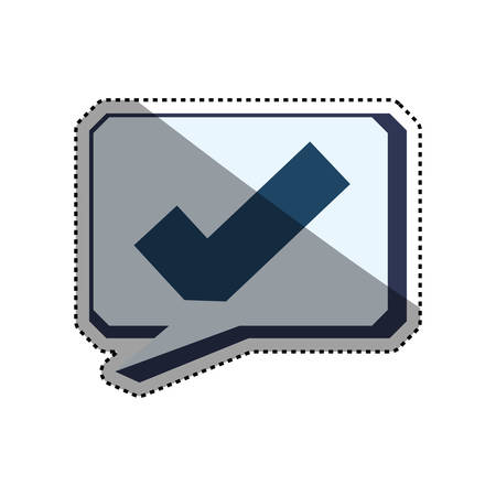 Chat bubble speakbox icon vector illustration graphic designのイラスト素材