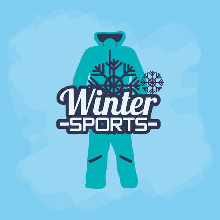 Snowboarding and winter sports vector icon symbol,のイラスト素材