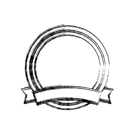 Empty stamp label icon vector illustration graphic designのイラスト素材