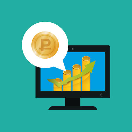 Global money economy icon vector illustration graphic designのイラスト素材