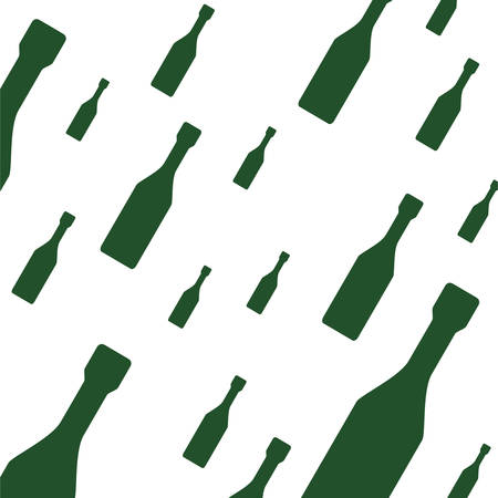 champagne bottles background vector icon illustration alcoholのイラスト素材