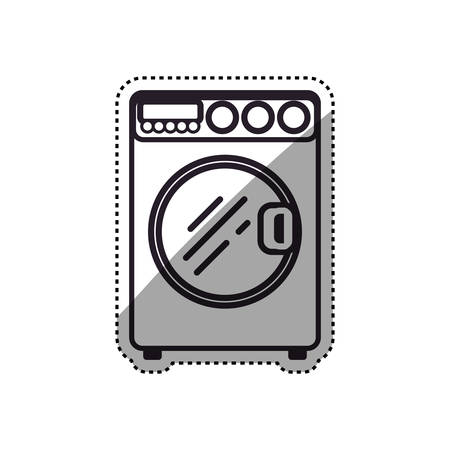 washing machine laundry icon vector illustration graphic designのイラスト素材