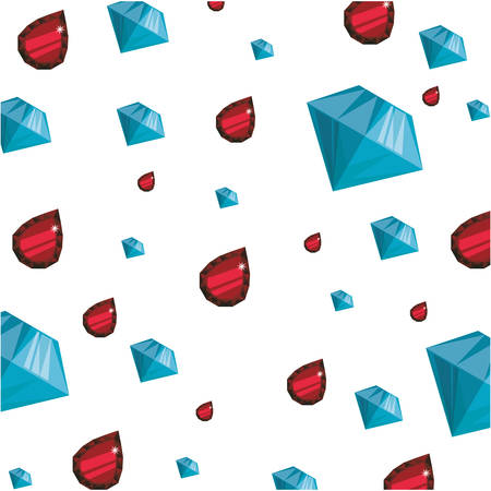 background wallpaper gemstone jewels vector icon illustrationのイラスト素材