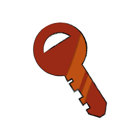 key security golden safety vector icon illustrationのイラスト素材
