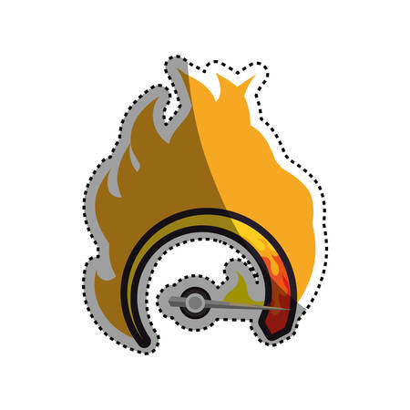 Speedometer power car icon vector illustration graphic designのイラスト素材