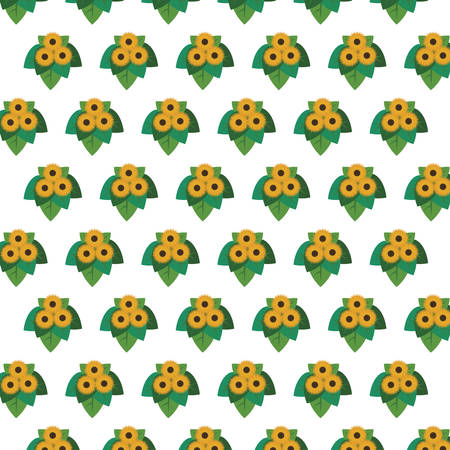 beautiful flowers background. colorful design. vector illustrationのイラスト素材