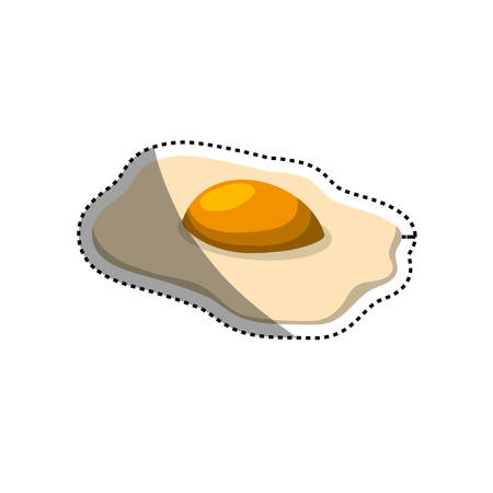 Sunny egg breakfast vector illustration graphic designのイラスト素材