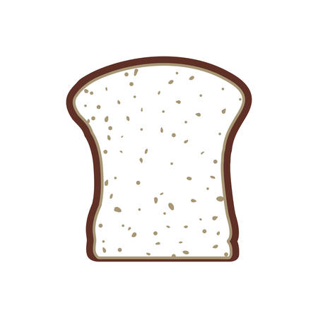 Slice of bread vector illustration graphic designのイラスト素材