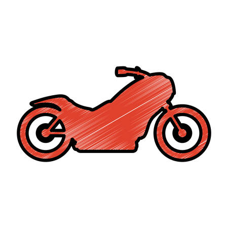 Custom vintage motorcycle icon vector illustration graphic designのイラスト素材
