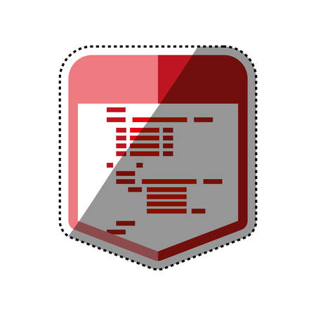 HTML programming code icon vector illustration graphic designのイラスト素材