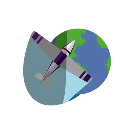Small airplane isolated icon vector illustration graphic designのイラスト素材