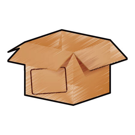 Box open isolated icon vector illustration graphic design.のイラスト素材