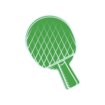 Ping pong racket icon vector illustration graphic designのイラスト素材