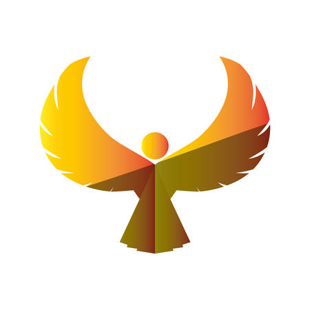 Holy spiritual angel icon vector illustration graphic designのイラスト素材