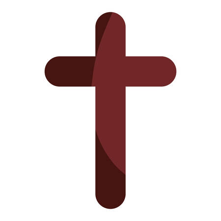 Christianity cross symbol icon vector illustration graphic designのイラスト素材