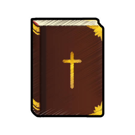 Holy bible christianity icon vector illustration graphic designのイラスト素材